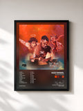 #noir Tableau de l'album No Bad Songz de Kizz Daniel, cadre noir, imprimé et encadré en France