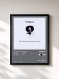 #noir Tableau de l'album Mr. Thomas's Travelogue Fantastic de Thomas, cadre noir, imprimé et encadré en France