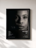#noir Tableau de l'album The Way de Macy Gray, cadre noir, imprimé et encadré en France