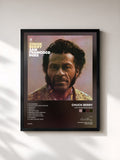#noir Tableau de l'album San Francisco Dues de Chuck Berry, cadre noir, imprimé et encadré en France