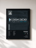 #noir Tableau de l'album It's You, It's Me (Deluxe Edition) de Kaskade, cadre noir, imprimé et encadré en France
