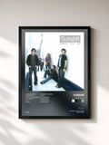 #noir Tableau de l'album Back To Me de Cueshé, cadre noir, imprimé et encadré en France
