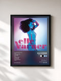 #noir Tableau de l'album Perfectly Imperfect de Elle Varner, cadre noir, imprimé et encadré en France