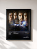 #noir Tableau de l'album Nova Era de Malta, cadre noir, imprimé et encadré en France