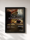 #noir Tableau de l'album Save The Last Dance For Me de Beegie Adair, cadre noir, imprimé et encadré en France