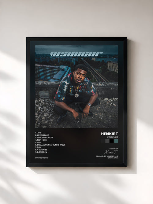 Henkie T · Visionair — Affiche encadrée