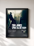 #noir Spirit In The Room von Tom Jones als gerahmter Kunstdruck, schwarzer Rahmen, gedruckt und gerahmt in Frankreich