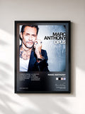 #noir Tableau de l'album OPUS de Marc Anthony, cadre noir, imprimé et encadré en France
