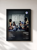 #noir Tableau de l'album MARKTLÜCKE de Kilomatik, cadre noir, imprimé et encadré en France