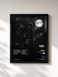 #noir Tableau de l'album ForeverLasting de Kapo, cadre noir, imprimé et encadré en France
