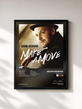 #noir Tableau de l'album Make A Move de Gavin DeGraw, cadre noir, imprimé et encadré en France