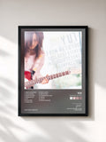 #noir Tableau de l'album FROM ME TO YOU de YUI, cadre noir, imprimé et encadré en France