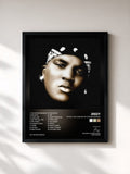 #noir Tableau de l'album TM104: The Legend of the Snowman de Jeezy, cadre noir, imprimé et encadré en France