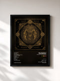 #noir Tableau de l'album Yelawolf Blacksheep de Yelawolf, cadre noir, imprimé et encadré en France