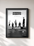 #noir Tableau de l'album Sinais de Sorriso Maroto, cadre noir, imprimé et encadré en France