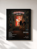 #noir Tableau de l'album Girls In Purgatory de Julia Wolf, cadre noir, imprimé et encadré en France