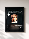 #noir Tableau de l'album The Look Of Love (Expanded Edition) de Dusty Springfield, cadre noir, imprimé et encadré en France