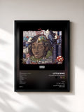 #noir Tableau de l'album Stillness in Wonderland de Little Simz, cadre noir, imprimé et encadré en France