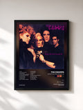 #noir Tableau de l'album Songs The Lord Taught Us de The Cramps, cadre noir, imprimé et encadré en France