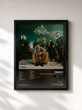 #noir Tableau de l'album Some Days I’m Good, Some Days I’m Not de Fridayy, cadre noir, imprimé et encadré en France