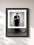 #noir Tableau de l'album Accetto Miracoli de Tiziano Ferro, cadre noir, imprimé et encadré en France
