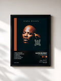 #noir Tableau de l'album S.O.S guerre tribale (2010 Remastered Edition) de Alpha Blondy, cadre noir, imprimé et encadré en France