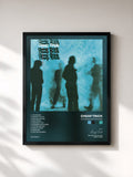 #noir Tableau de l'album Standing On The Edge de Cheap Trick, cadre noir, imprimé et encadré en France