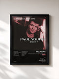 #noir Tableau de l'album Come Back and Stay - Paul Young - Best de Paul Young, cadre noir, imprimé et encadré en France