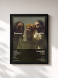 #noir Tableau de l'album This Is Why de Paramore, cadre noir, imprimé et encadré en France
