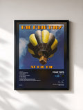 #noir Tableau de l'album At The Top de Four Tops, cadre noir, imprimé et encadré en France