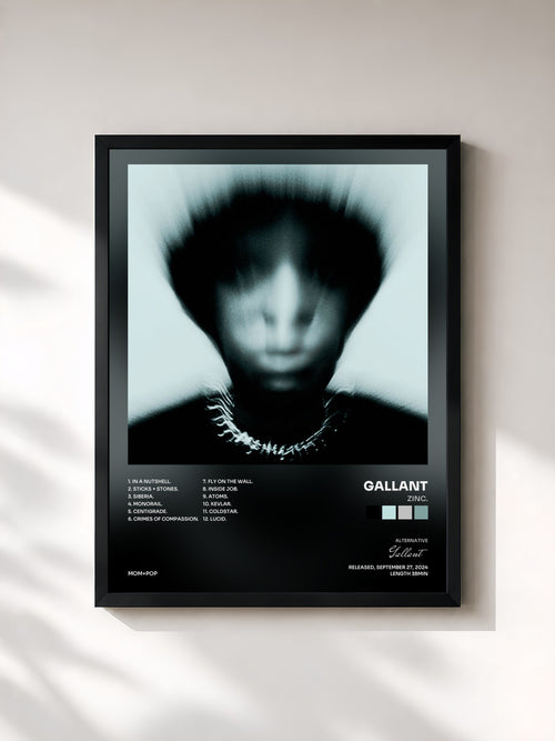 Gallant · Zinc. — Affiche encadrée
