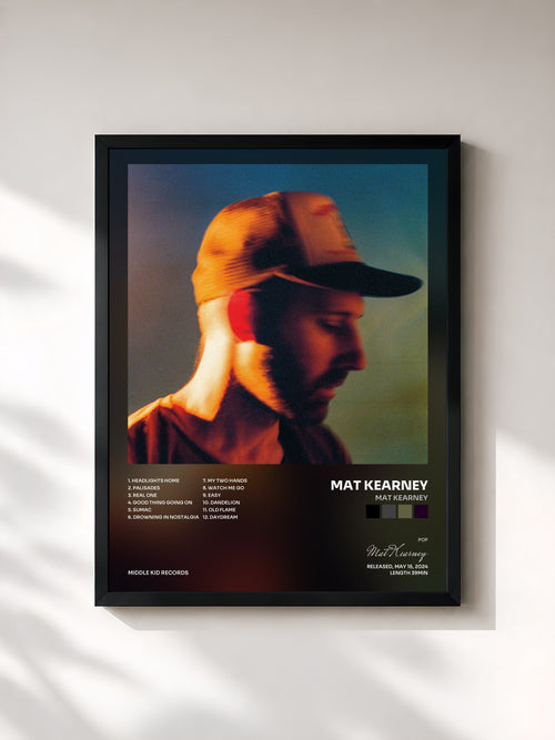 Mat Kearney · Mat Kearney — Affiche encadrée