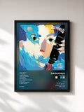 #noir Tableau de l'album Play Deep de The Outfield, cadre noir, imprimé et encadré en France