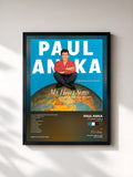 #noir Tableau de l'album My Heart Sings (Remastered) de Paul Anka, cadre noir, imprimé et encadré en France