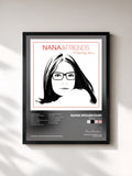 #noir Tableau de l'album Rendez-Vous de Nana Mouskouri, cadre noir, imprimé et encadré en France