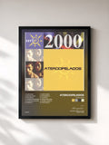 #noir Tableau de l'album Serie 2000 de Aterciopelados, cadre noir, imprimé et encadré en France