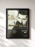 #noir Tableau de l'album Hold on a While de Danny Vera, cadre noir, imprimé et encadré en France