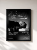 #noir Tableau de l'album Drift de Elijah Blake, cadre noir, imprimé et encadré en France