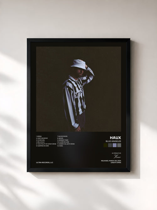Haux · Blue Angeles — Affiche encadrée