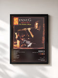 #noir Tableau de l'album Miracles: The Holiday Album de Kenny G, cadre noir, imprimé et encadré en France