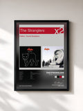 #noir Tableau de l'album Feline / Aural Sculpture de The Stranglers, cadre noir, imprimé et encadré en France