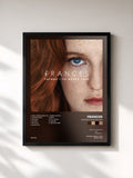 #noir Tableau de l'album Things I've Never Said de Frances, cadre noir, imprimé et encadré en France