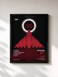 #noir Tableau de l'album Pressure de The Score, cadre noir, imprimé et encadré en France