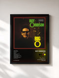 #noir Tableau de l'album Big O (Remastered) de Roy Orbison, cadre noir, imprimé et encadré en France