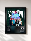 #noir Tableau de l'album Wanderlust de Little Big Town, cadre noir, imprimé et encadré en France