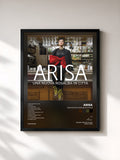 #noir Tableau de l'album Una nuova Rosalba in città de Arisa, cadre noir, imprimé et encadré en France