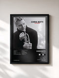 #noir Tableau de l'album December (Deluxe Version) de Chris Botti, cadre noir, imprimé et encadré en France