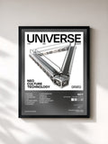 #noir Tableau de l'album Universe - The 3rd Album de NCT, cadre noir, imprimé et encadré en France