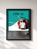 #noir Tableau de l'album CPM 22 Sem Limite de CPM 22, cadre noir, imprimé et encadré en France