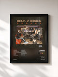 #noir Tableau de l'album Back 2 Basics de R2bees, cadre noir, imprimé et encadré en France